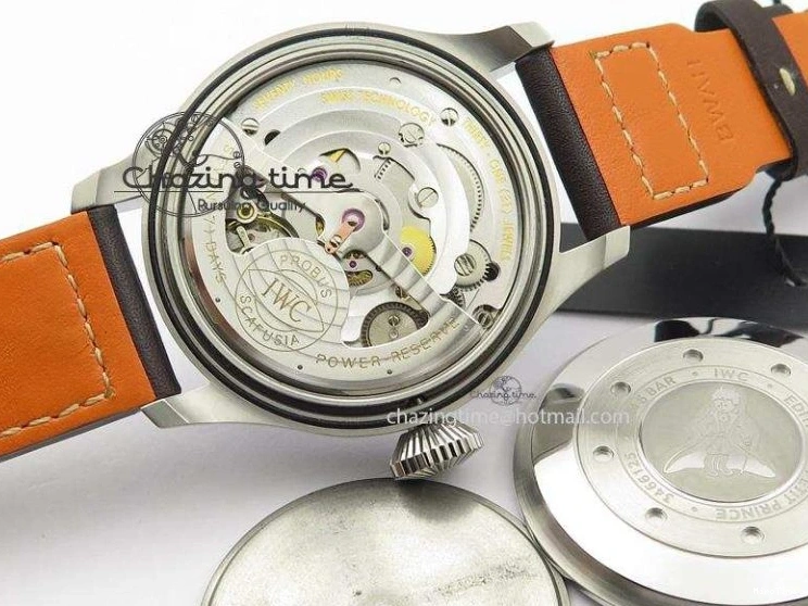 MIROTIME 0302 EasyCare Big Pilot Real PR IW500916 2016 “Le Petit Prince” ZF Best Edition On Brown Leather Strap A 7292